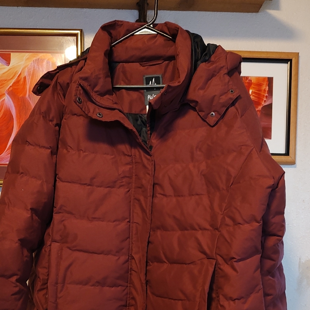 Pulse Women's Puffer Jacket - Deep Rust - image 1